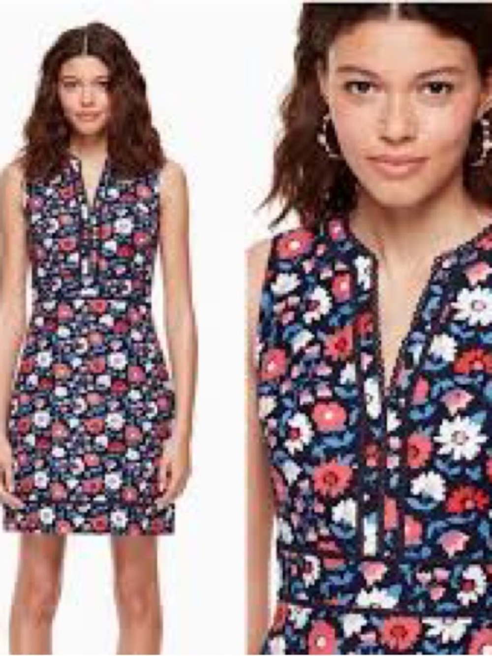 Kate Spade New York "Shore Thing" Daisy Jacquard Sheath Dress